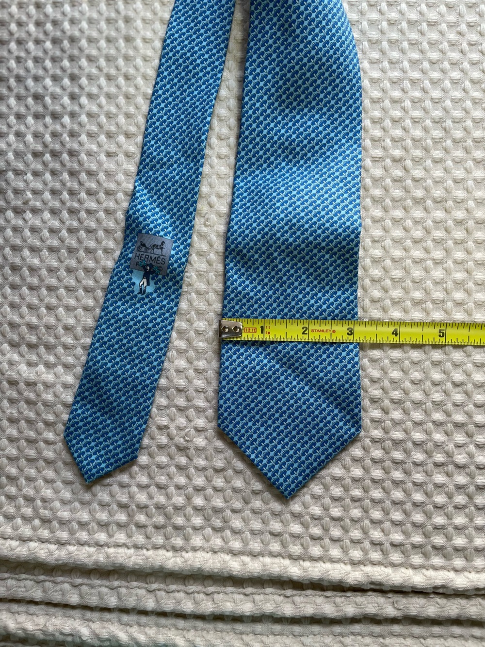 Hermès 645871 SA Silk Tie - Picture 5 of 6